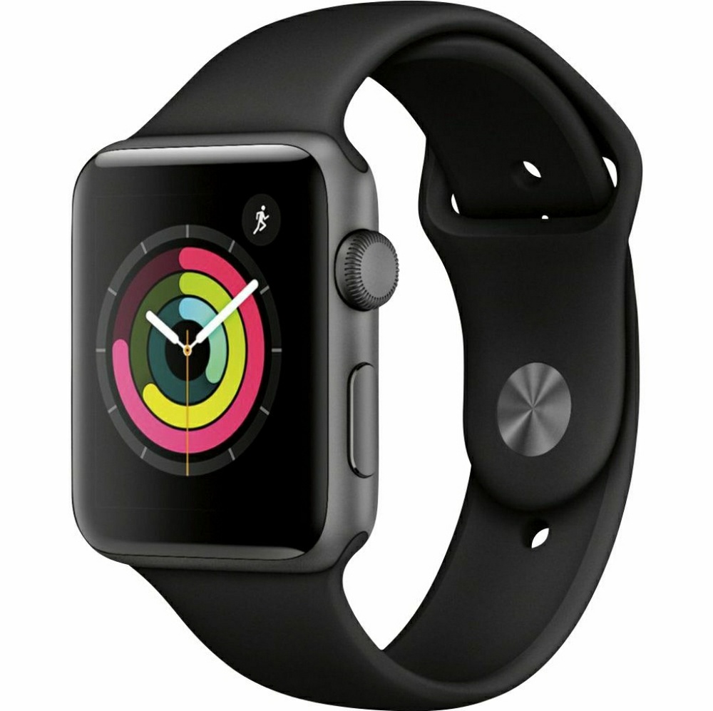 Apple Watch Series 3 with 42mm Space Gray Aluminum